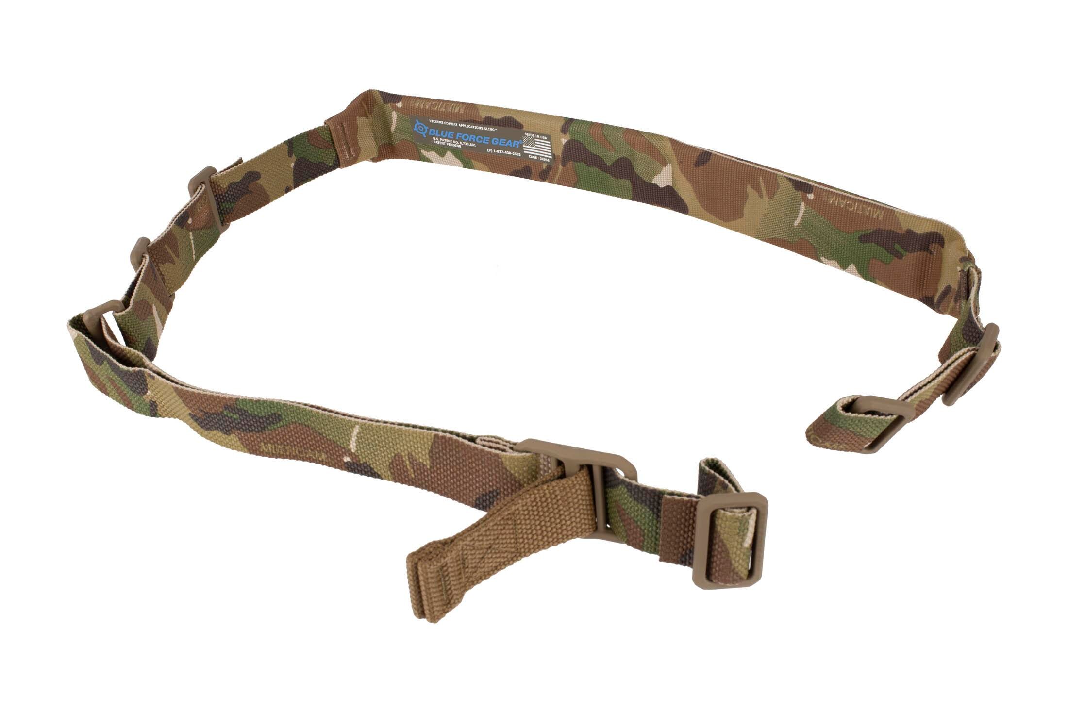 Blue Force Gear Vickers Padded 2-Point Sling Coyote With Metal Slider VCAS-200-OM-CB